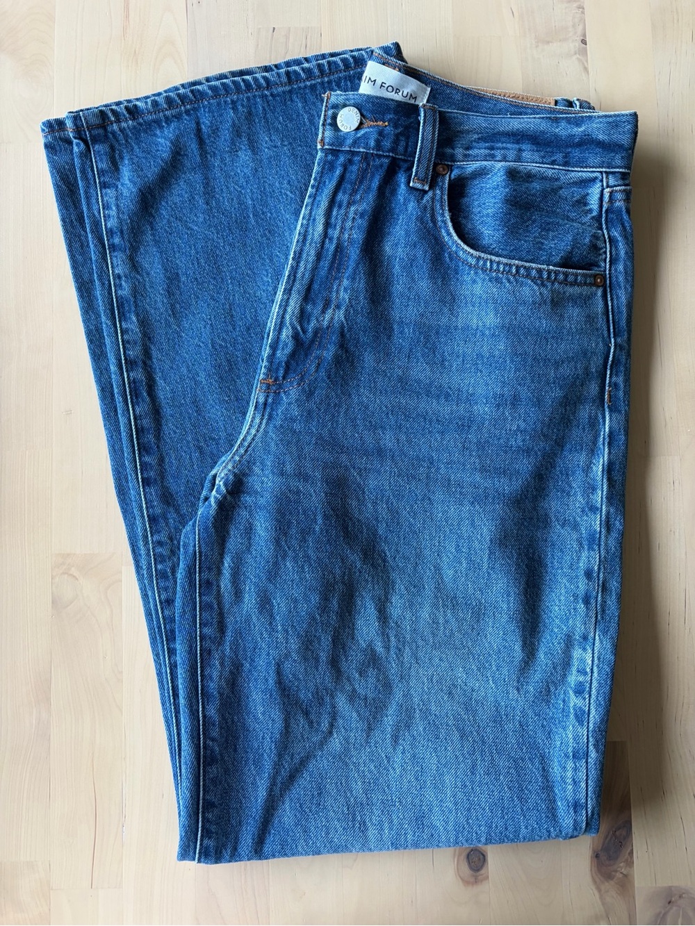 Denim Forum Women's Blue Flare Jeans